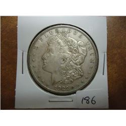 1921-S MORGAN SILVER DOLLAR