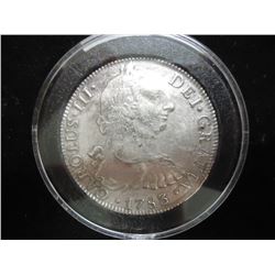 1783 SPANISH SILVER 8 REALES