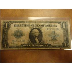 1923 LARGE SIZE HORSE BLANKET $1 SILVER CERT.