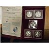 Image 3 : CAYMAN ISLANDS SILVER KINGS COLLECTION 1980 10-$25 SILVER PROOF COINS IN ORIGINAL MINT PACKAGING