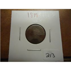 1878 INDIAN HEAD CENT (SEMI-KEY)