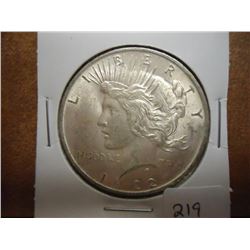 1922 PEACE SILVER DOLLAR