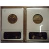 Image 2 : 1948-D & 1983-D JEFFERSON NICKELS BOTH ANACS MS64