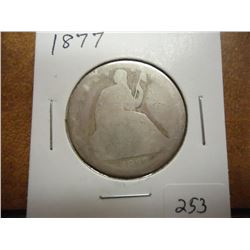 1877 SEATED LIBERTY HALF DOLLAR