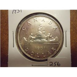 1951 CANADA SILVER DOLLAR