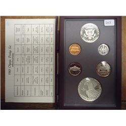1983 US PRESTIGE PROOF SET OLYMPICS  PACKAGING AS SHOWN