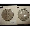 Image 1 : 1928-S & 1934 WALKING LIBERTY HALF DOLLARS