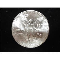 1985 MEXICO SILVER 1 ONZA LIBERTAD UNC