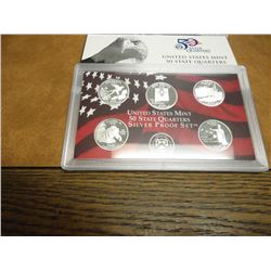 2008 SILVER 50 STATE QUARTERS WITH BOX