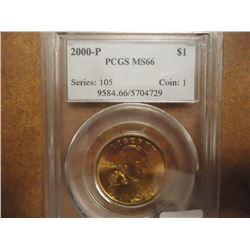 2000-P SACAGAWEA DOLLAR PCGS MS66