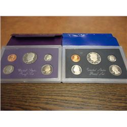 1983 & 1986 US PROOF SETS (WITH BOXES)