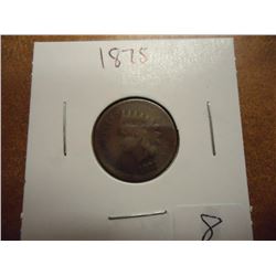 1875 INDIAN HEAD CENT (SEMI-KEY)