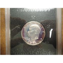 1971-S IKE SILVER DOLLAR PROOF (BROWN PACK) NO BOX