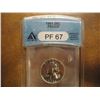 Image 1 : 1961 WASHINGTON SILVER QUARTER ANACS PF67