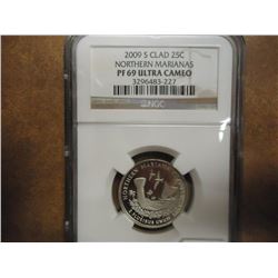 2009-S NORTHERN MARIANAS QUARTER NGC PF69 ULTRA CAMEO