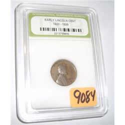 1944-S *SAN FRANCISCO MINT* LINCOLN WHEAT PENNY *CERTIFIED BY INB-INTERNATIONAL NUMISMATIC BUREAU* N