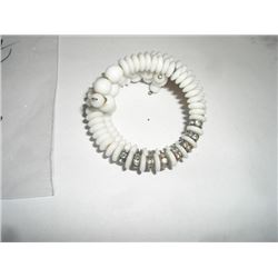 beaded rhinestone cuff bracelet