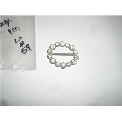 Rhinestone vintage pin