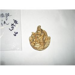 Vintage greek goddess pin