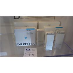 5 BOXES DR BELTER PRODUCTS, 2 COLLAGENPAD-MASKE, 2 ANTI WRINKLE HYDRO GEL, 1 HYDRA DAYSHIELD, 2 BOXE