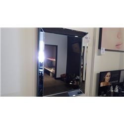 ONE CUSTOM BEVELED EDGE MIRROR