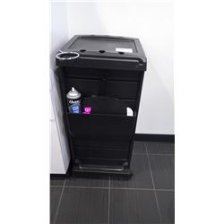 ROLLING STYLIST CART WITH ALL ITEMS IN IT OR ON IT