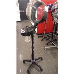 PORABLE ADJUSTABLE HAIR DRYER ON WHEELS WITH STEAM