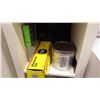 Image 6 : MALEMINE SHELVING UNIT WITH ALL PRODUCT IN IT OR ON IT