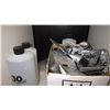 Image 8 : MALEMINE SHELVING UNIT WITH ALL PRODUCT IN IT OR ON IT