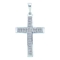 10K White Gold Jewelry 0.20 ctw Diamond Pendant - WGD49875