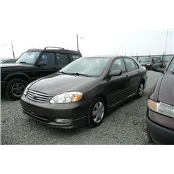 03 Toyota Corolla 4dr Sedan - SCERT - DRIVE
