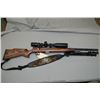 Image 1 : Savage model 93R17 caliber .17HMR bolt action repeating rifle with custom wood, BSA scope, folding b