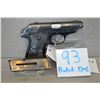Image 1 : Echasa Mod Basque .32 Auto cal 7 shot  Semi Auto Pistol w/ 83 mm bbl [ blued finish, Basque checkere