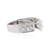 Image 2 : 14KT White Gold 1.63 ctw Diamond Ring