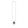 Image 1 : 14KT Gold 13.94 ctw Tanzanite and Diamond Pendant with Chain