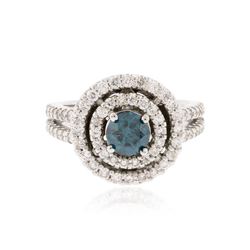 14KT White Gold 1.07 ctw Diamond Ring