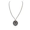 Image 2 : 14KT White Gold 18.16 ctw Black Diamond Necklace