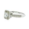 Image 2 : 14KT White Gold EGL Certified 1.58 ctw Diamond Ring
