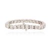Image 2 : 14KT White Gold 16.39 ctw Diamond Tennis Bracelet