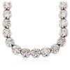 Image 2 : 18KT White Gold 21.39 ctw Diamond Necklace