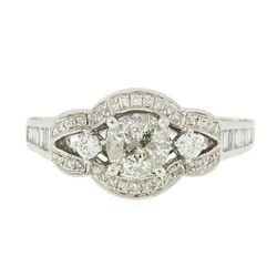 14KT White Gold 1.72 ctw Diamond Ring