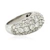 Image 2 : 14KT White Gold 5.34 ctw Diamond Ring