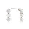 Image 2 : 14KT White Gold 1.27 ctw Diamond Earrings