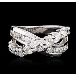 14KT White Gold 1.27 ctw Diamond Ring