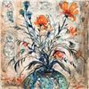 Image 2 : Thistle Rose and a Day Lily by Hibel