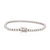 Image 2 : 14KT White Gold 4.55 ctw Diamond Tennis Bracelet