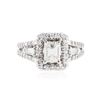 Image 1 : 14KT White Gold EGL USA Certified 2.03 ctw Diamond Ring