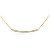 Image 2 : 14KT Yellow Gold 0.84 ctw Diamond Necklace