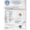 Image 4 : 18KT White Gold 13.48 ctw Orange Sapphire and Diamond Ring