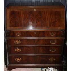 GORGEOUS DREXEL MAHOGANY DROP FRONT DESK